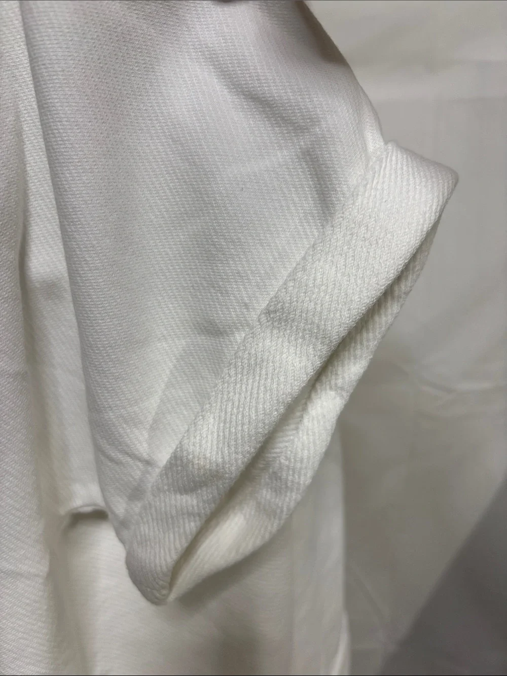 J. Jill White Relaxed Short Sleeve Boxy Tee - Picture 3 of 5